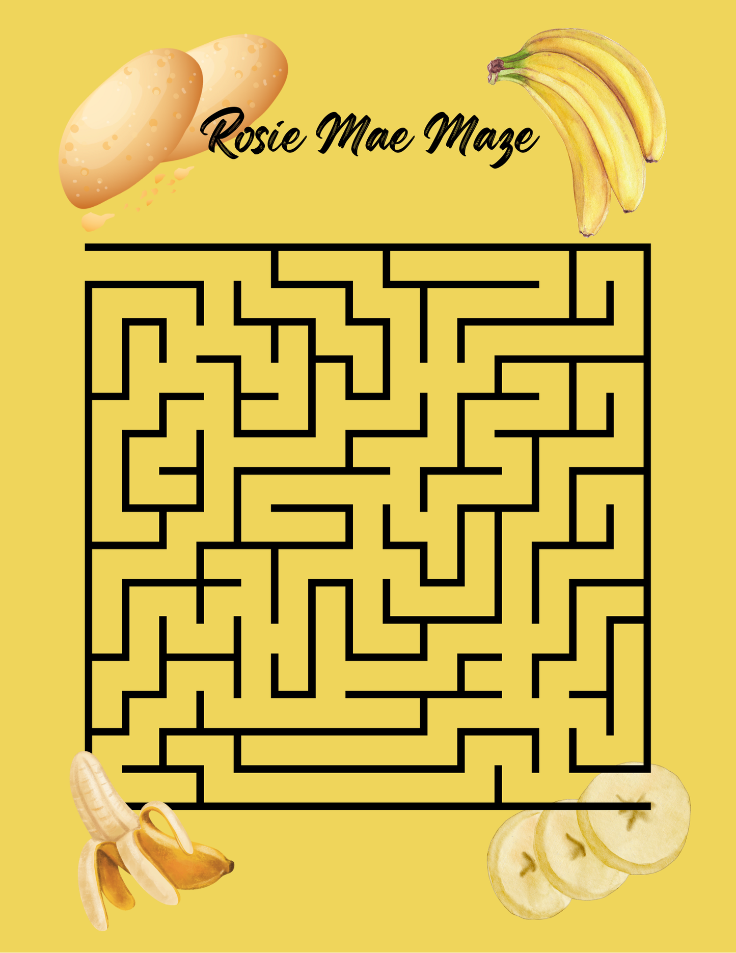 Rosie Mae Banana Pudding Maze